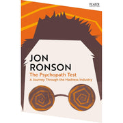Four paperback books by Jon Ronson, including The Psychopath Test and So You've Been Publicly Shamed, in a Picador collection set.