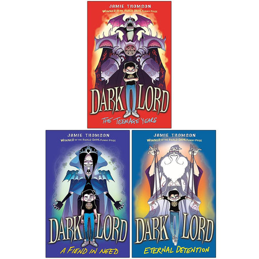 Dark Lord Collection 3 Books Set by Jamie Thomson (A Fiend in Need,The Teenage Years, Eternal Detention) - The Book Bundle