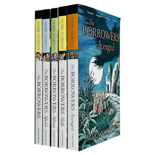 Mary Norton The Borrowers Collection 5 Books Set (The Borrowers, Afield, Afloat, Aloft, Avenged) - The Book Bundle