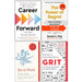 Career Forward, The Power of Regret, Joy at Work & Grit The Power of Passion and Perseverance 4 Books Collection Set - The Book Bundle