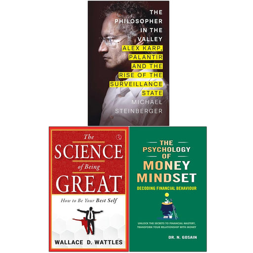 Philosopher in the Valley, The Science of Being Great & The Psychology of Money Mindset 3 Books Collection Set - The Book Bundle