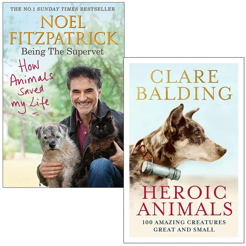 How Animals Saved My Life, Heroic Animals Clare Balding[Hardcover] 2 Books Collection Set - The Book Bundle