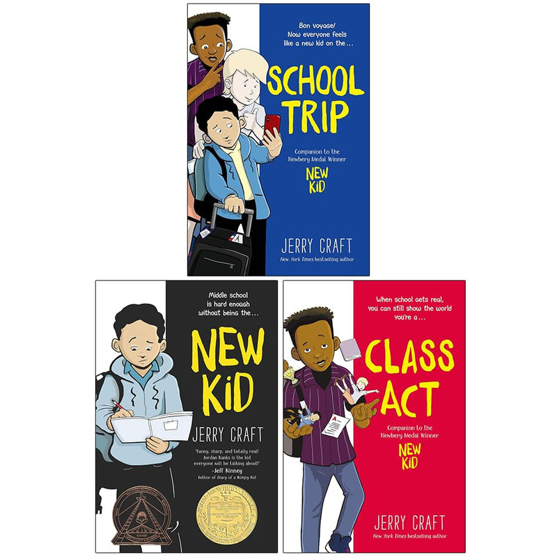 School Trip, New Kid And Class Act 3 Books Collection Set By Jerry Craft - Fiction - Paperback