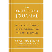 Set of three books including The Daily Stoic, The Daily Stoic Journal, and Lives of the Stoics by Ryan Holiday and Stephen Hanselman.