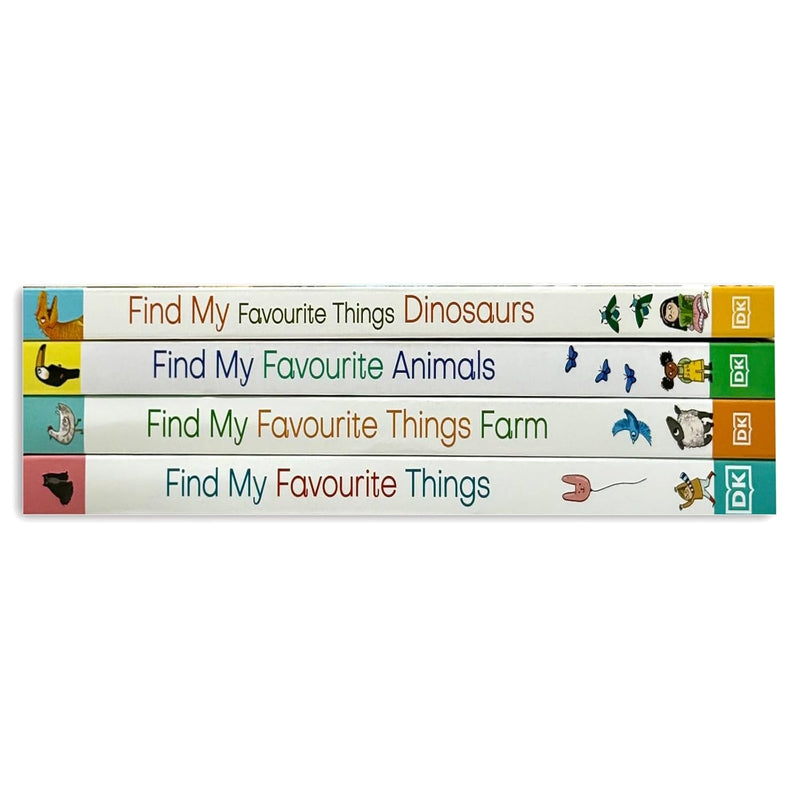 Find My Favourite Things, Find My Favourite Animals 4 Books Collection Set - Fiction - BoardBook