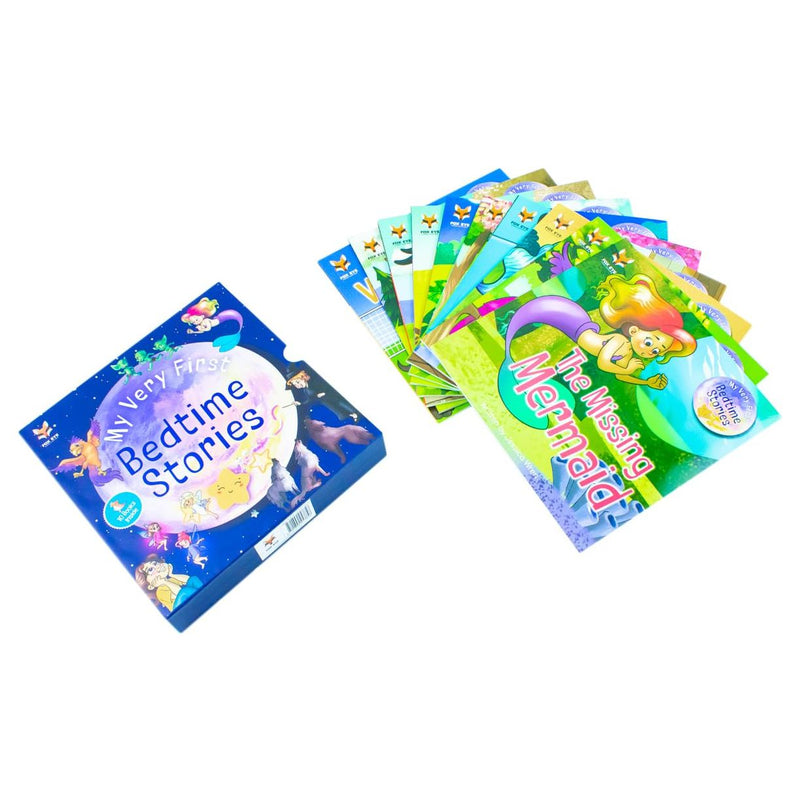 Set of 10 children's bedtime storybooks from Jessica Wren's My Very First Bedtime Stories collection, for ages 0-5.