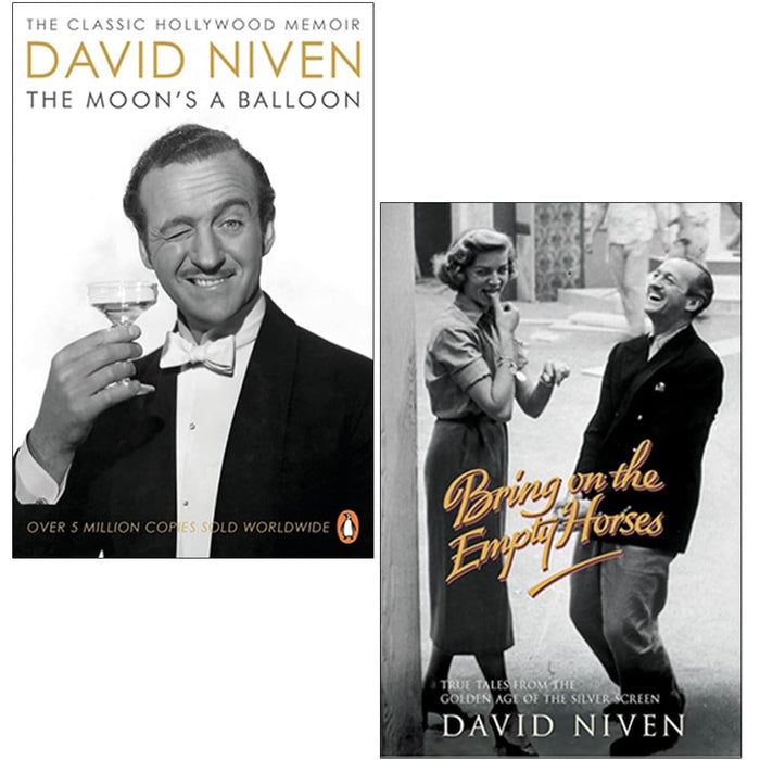David Niven Collection 2 Books Set (The Moon's a Balloon and Bring on the Empty Horses) - The Book Bundle