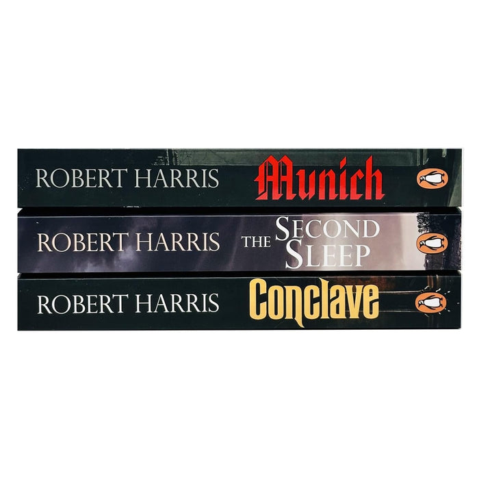 Robert Harris 3 Books Collection Set (Conclave, The Second Sleep & Munich: The Edge Of War) - The Book Bundle