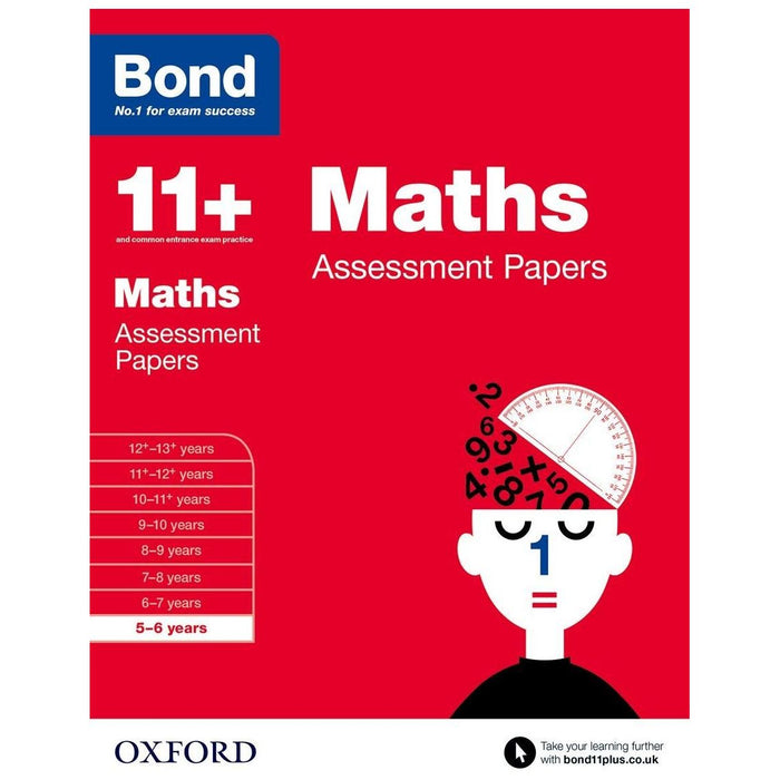 Bond 11+: Assessment Papers, 5-6 years Bundle: English, Maths, Non-verbal Reasoning, Verbal Reasoning - The Book Bundle