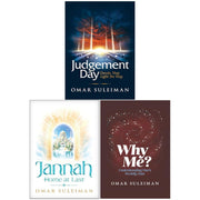 Set of three hardcover books from Omar Suleiman's Judgement Day Collection, featuring Islamic non-fiction titles by Kube Publishing UK.