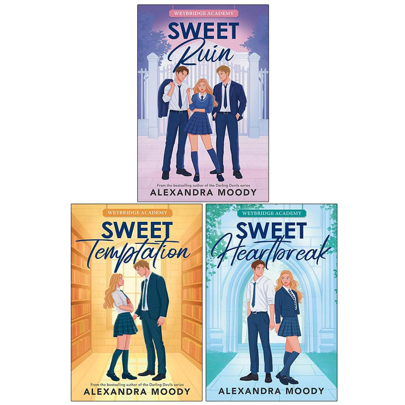 Weybridge Academy Series 3 Books Collection Set by Alexandra Moody - Young Adult