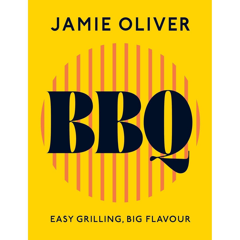 Jamie Oliver, Andy Husbands, and Chris Hart BBQ books set featuring grilling tips, recipes, and barbecue techniques in a mixed format.