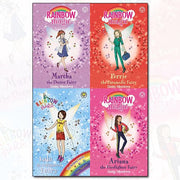 Rainbow Magic Helping Fairies Collection 4-book set featuring Martha the Doctor Fairy, colorful fairies from Daisy Meadows' Orchard Books.