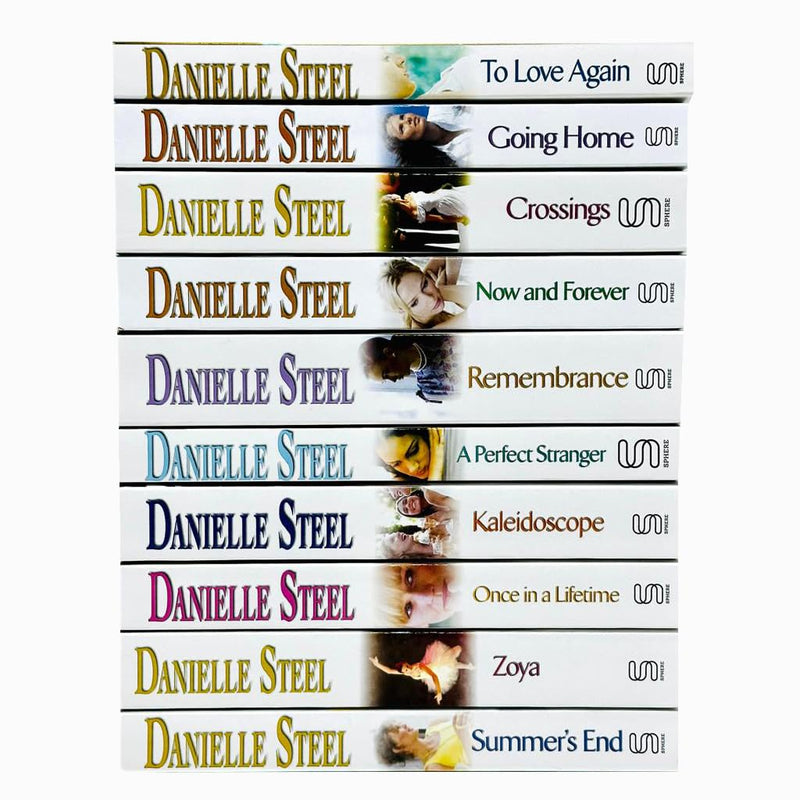Set of 10 paperback fiction books from the Danielle Steel Collection by Danielle Steel, published by Sphere Ltd.