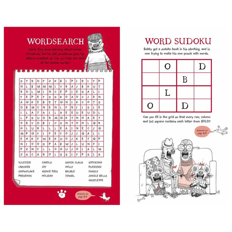 The Bolds' Christmas Cracker: A Festive Puzzle Book by Julian Clary, David Roberts - The Book Bundle