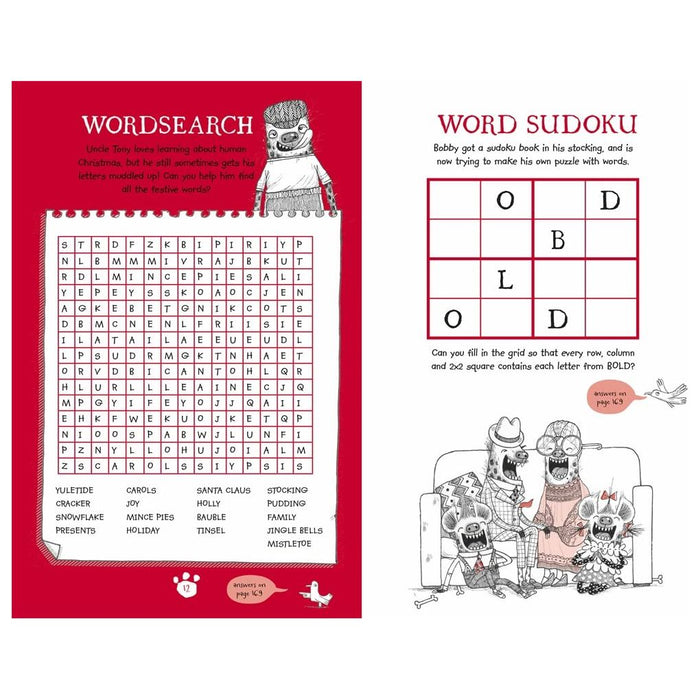 The Bolds' Christmas Cracker: A Festive Puzzle Book by Julian Clary, David Roberts - The Book Bundle