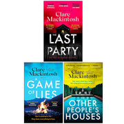 DC Morgan Series 3 Books Collection Set By Clare Mackintosh(The Last Party, A Game of Lies  & Other People's Houses ) - The Book Bundle