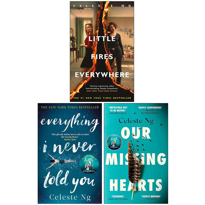Celeste Ng Collection 3 Books Set (Little Fires Everywhere, Everything I Never Told You, Our Missing Hearts) - The Book Bundle