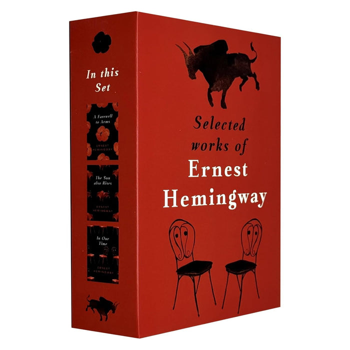 Selected Works of Ernest Hemingway 3 Books Collection Box Set(In Our Time, The Sun Also Rises & A Farewell to Arms) - The Book Bundle