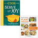 COOK Serve up Joy, Natural Plant Protein Cookbook 2 Books Collection Set - The Book Bundle