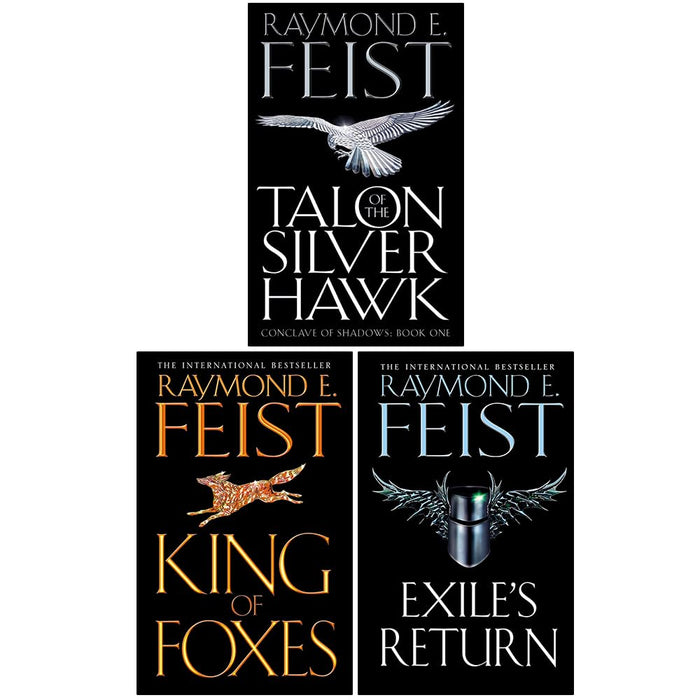 Raymond E. Feist Conclave of Shadows 3 Books Collection Pack Set - The Book Bundle