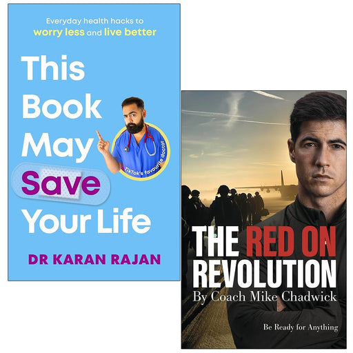 This Book May Save Your Life [Hardcover] By Dr Karan Rajan & The Red on Revolution By Mike Chadwick 2 Books Collection Set - The Book Bundle