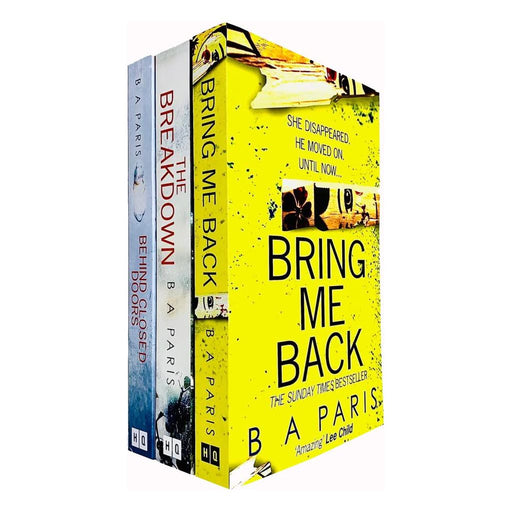 B A Paris Collection 3 Books Set (Bring Me Back, The Breakdown, Behind Closed Doors)B A Paris Collection 3 Books Set (Bring Me Back, The Breakdown, Behind Closed Doors) - The Book Bundle