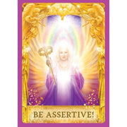 Multicolor Angel Answers Oracle Card deck by Radleigh Valentine featuring 44 cards for illuminating life's questions.