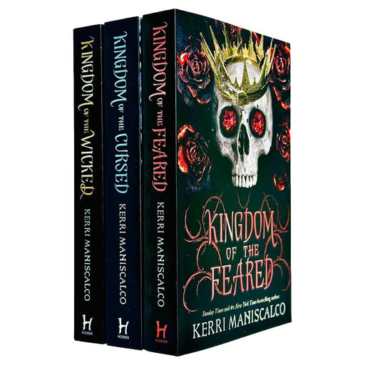 Kingdom of the Wicked Series Collection 3 Books Set By Kerri Maniscalco (Kingdom of the Cursed, Kingdom of the Wicked & Kingdom of the Feared) - The Book Bundle