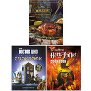 World of Warcraft The Official Cookbook, Doctor Who The Official Cookbook & The Unofficial Harry Potter Cookbook 3 Books Collection Set - The Book Bundle