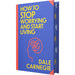 How to Stop Worrying and Start Living: Wilco Classics Sprayed Edge Premium by Dale Carnegie - The Book Bundle