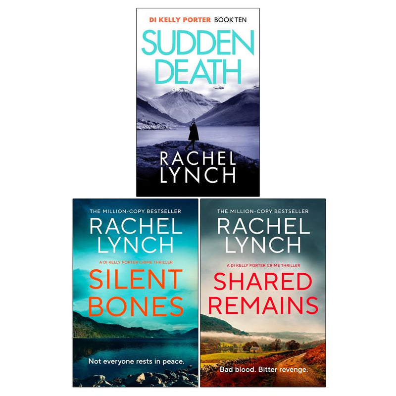 Rachel Lynch's DI Kelly Porter Series 3 crime paperback books collection set, featuring mystery and crime fiction by Canelo Crime.