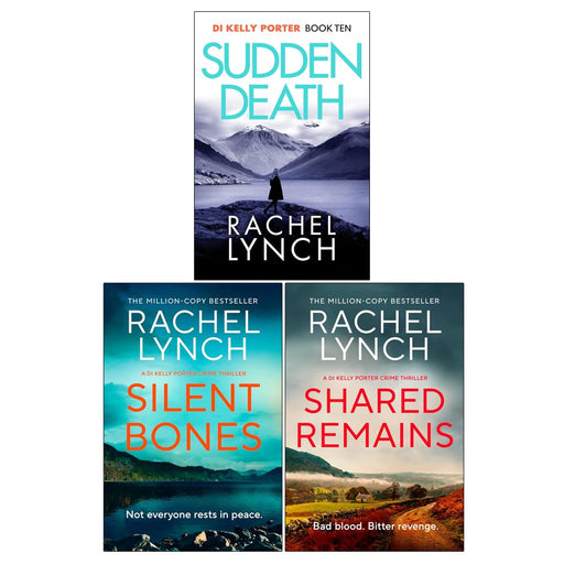 Rachel Lynch's DI Kelly Porter Series 3 crime paperback books collection set, featuring mystery and crime fiction by Canelo Crime.