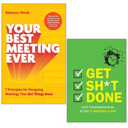 Your Best Meeting Ever by Rebecca Hinds & Get Sh*t Done by Chartwell Books 2 Books Collection Set - The Book Bundle