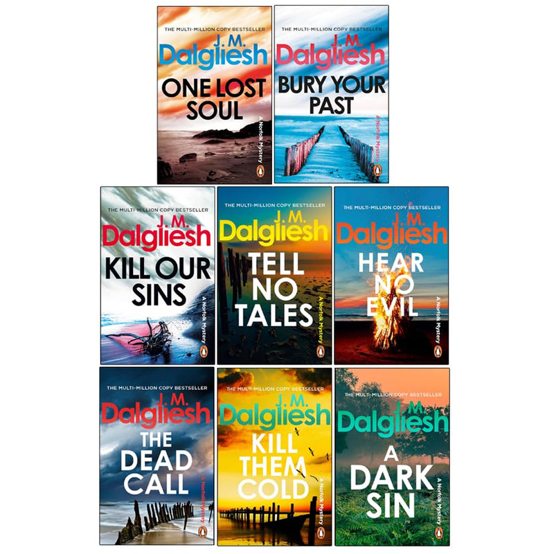 Hidden Norfolk Murder Mystery Series 1-8 Books Collection Set by J M Dalgliesh (One Lost Soul, Bury Your Past, Kill Our Sins, Tell No Tales, Hear No Evil, The Dead Call, Kill Them Cold & More) - Fiction - Paperback