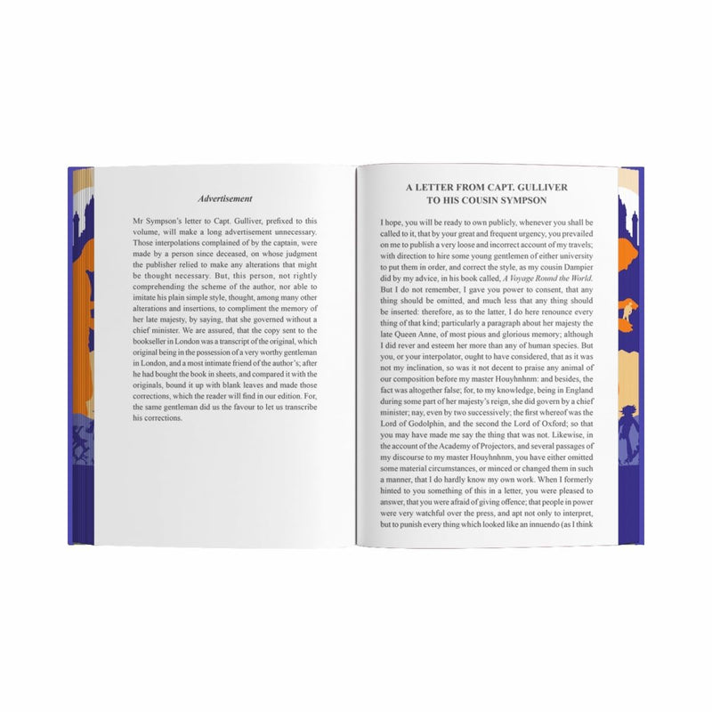 Gulliver’s Travels (Deluxe Hardback Sprayed Edge Edition) by Jonathan Swift - Fiction - Hardback
