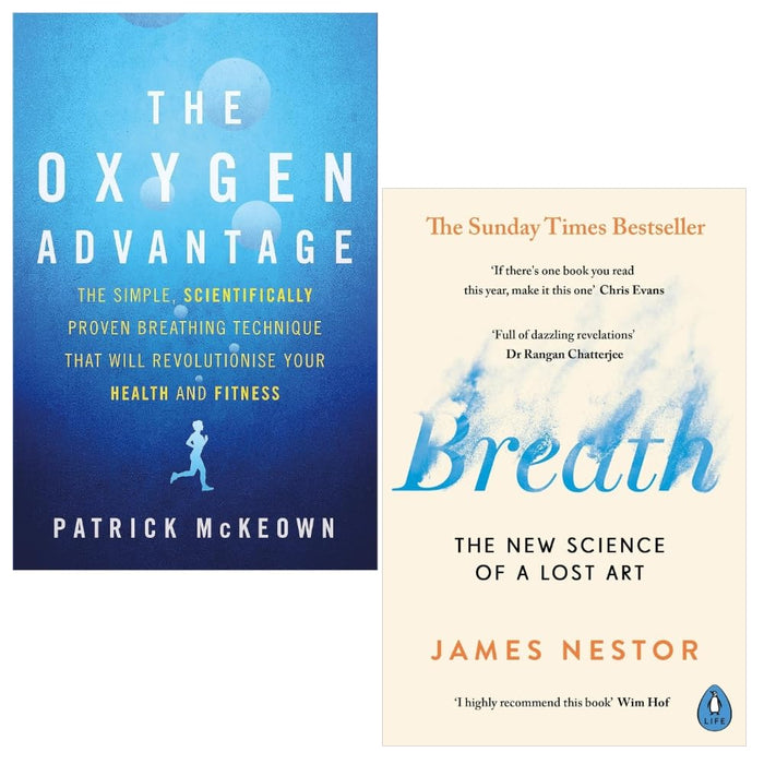 Breath and The Oxygen Advantage 2 Books Collection Set - The Book Bundle