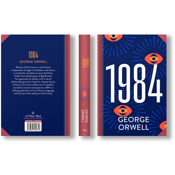 1984: Wilco Classics Sprayed Edge Premium by George Orwell - The Book Bundle