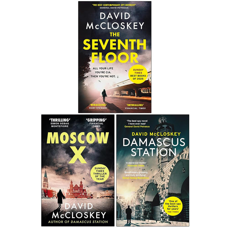 Damascus Station Series by David McCloskey 3 Books Collection Set - Fiction - Paperback - The Book Bundle