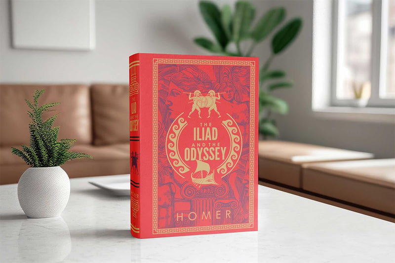 The Iliad & The Odyssey Two Books Collection Set by Homer - Fiction - LeatherBound