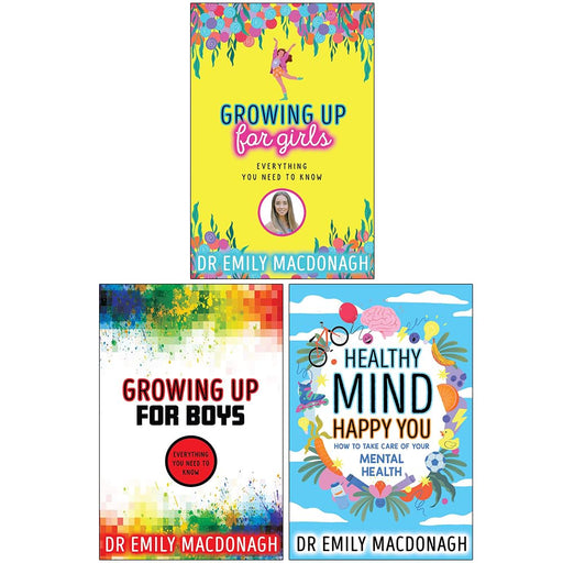 Dr Emily MacDonagh Collection 3 Books Set (Growing Up for Girls, Growing Up for Boys ) - The Book Bundle