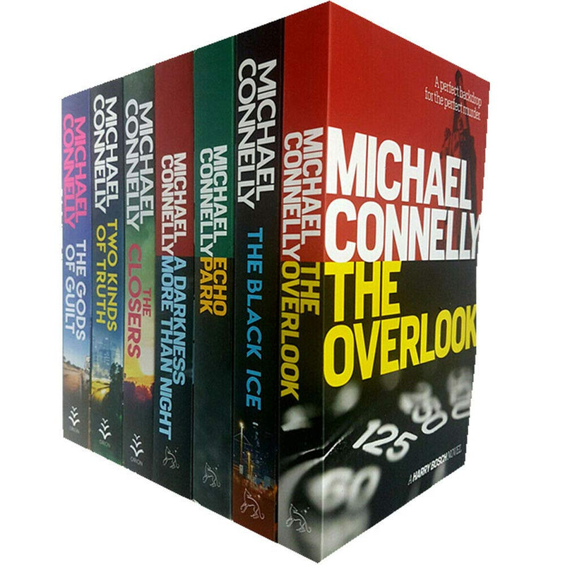 Harry Bosch Series 7-Book Collection Set Including Two Kinds of Truth by Michael Connelly - Fiction