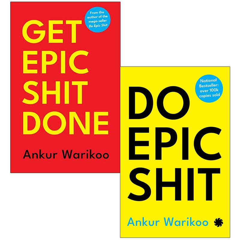 Ankur Warikoo Collection 2 Books Set (Get Epic Shit Done, Do Epic Shit) - The Book Bundle