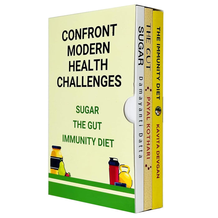 The Immunity Diet, The Gut & Sugar 3 Books Collection Set - The Book Bundle