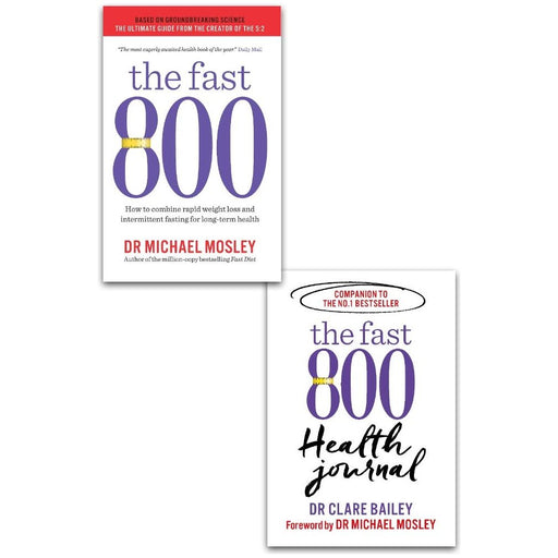Fast 800 and The Fast 800 Health 2 Books Collection Set Michael Mosley - The Book Bundle