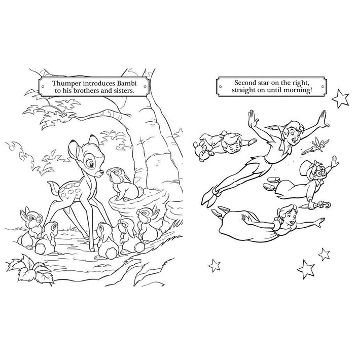 Disney: Simply Colouring (Over 30 pages to colour in)  by Igloo Books - The Book Bundle