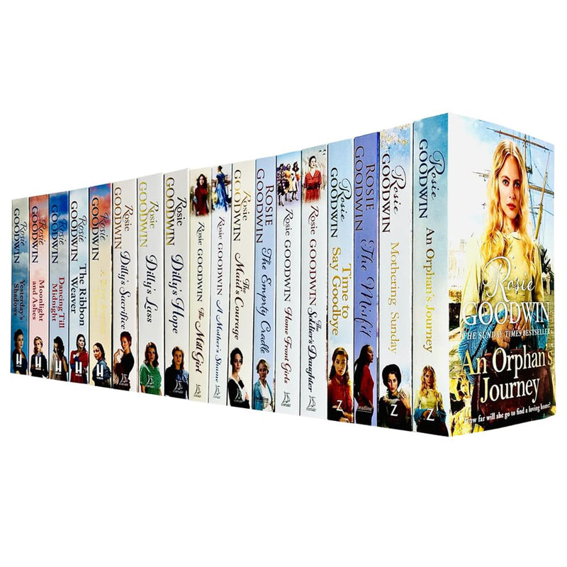 A Rose Among Thorns & An Orphan's Journey 18 Books Collection Set by Rosie Goodwin - Fiction - Mixed Format