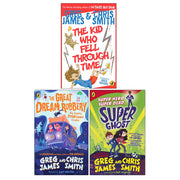 Greg James and Chris Smith Collection 3 Books Set (Super Ghost, Great Dream Robbery & Kid Who Fell Through Time) - The Book Bundle