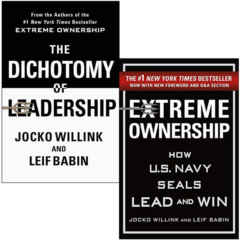 The Dichotomy of Leadership & Extreme Ownership By Jocko Willink & Leif Babin 2 Books Collection Set - The Book Bundle