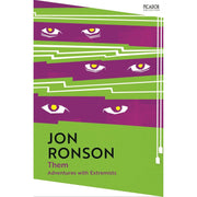 Four paperback books from Jon Ronson's collection, including The Psychopath Test and So You've Been Publicly Shamed, published by Picador.